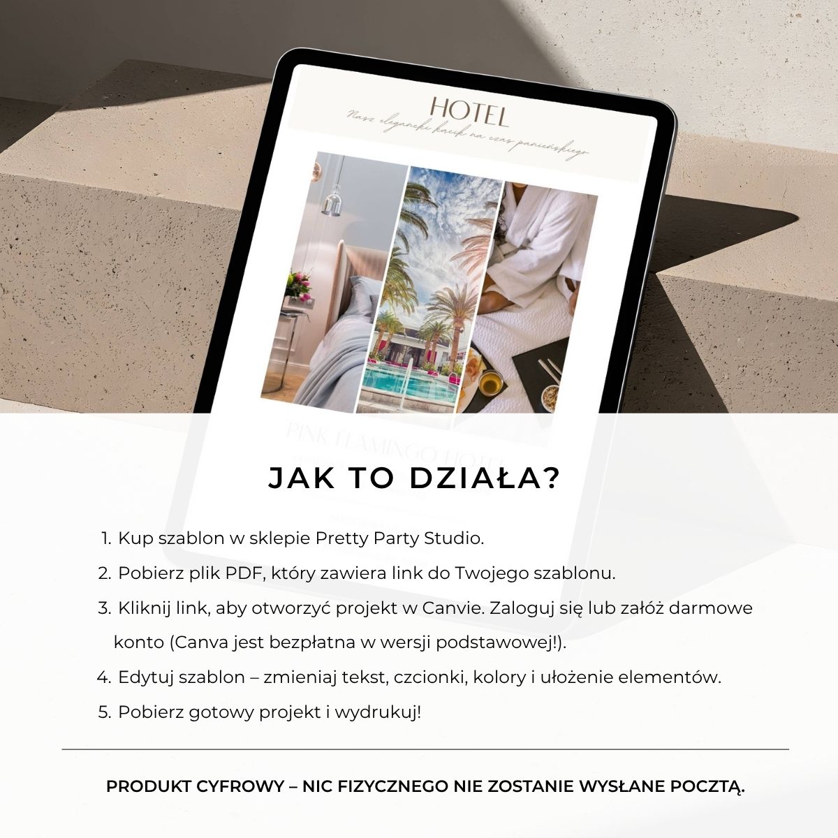 Instrukcja: jak działa planer – 5 kroków do edycji i pobrania szablonu Canva