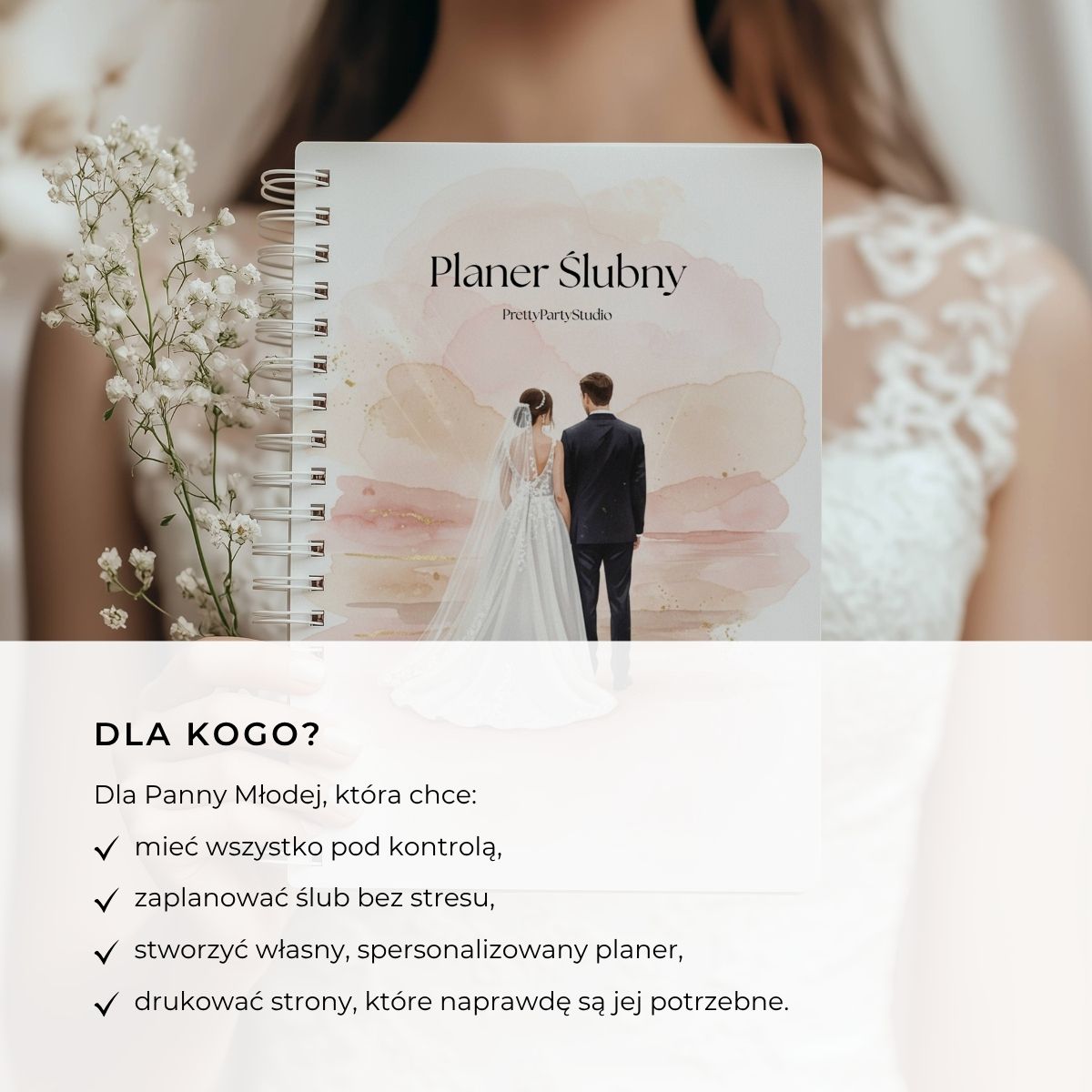 Planer ślubny Pretty Party Studio – idealny dla Panny Młodej planującej ślub bez stresu