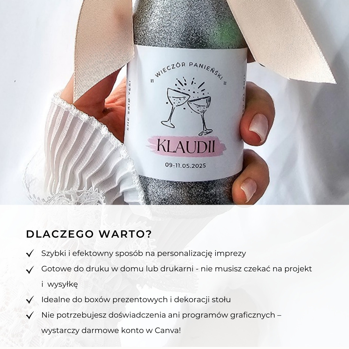 Zestaw etykiet do druku na butelki – szybki sposób na personalizację imprezy